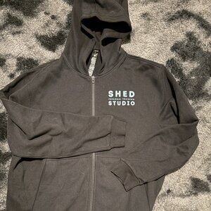 Lululemon zip-up black hoodie SHED studios Large